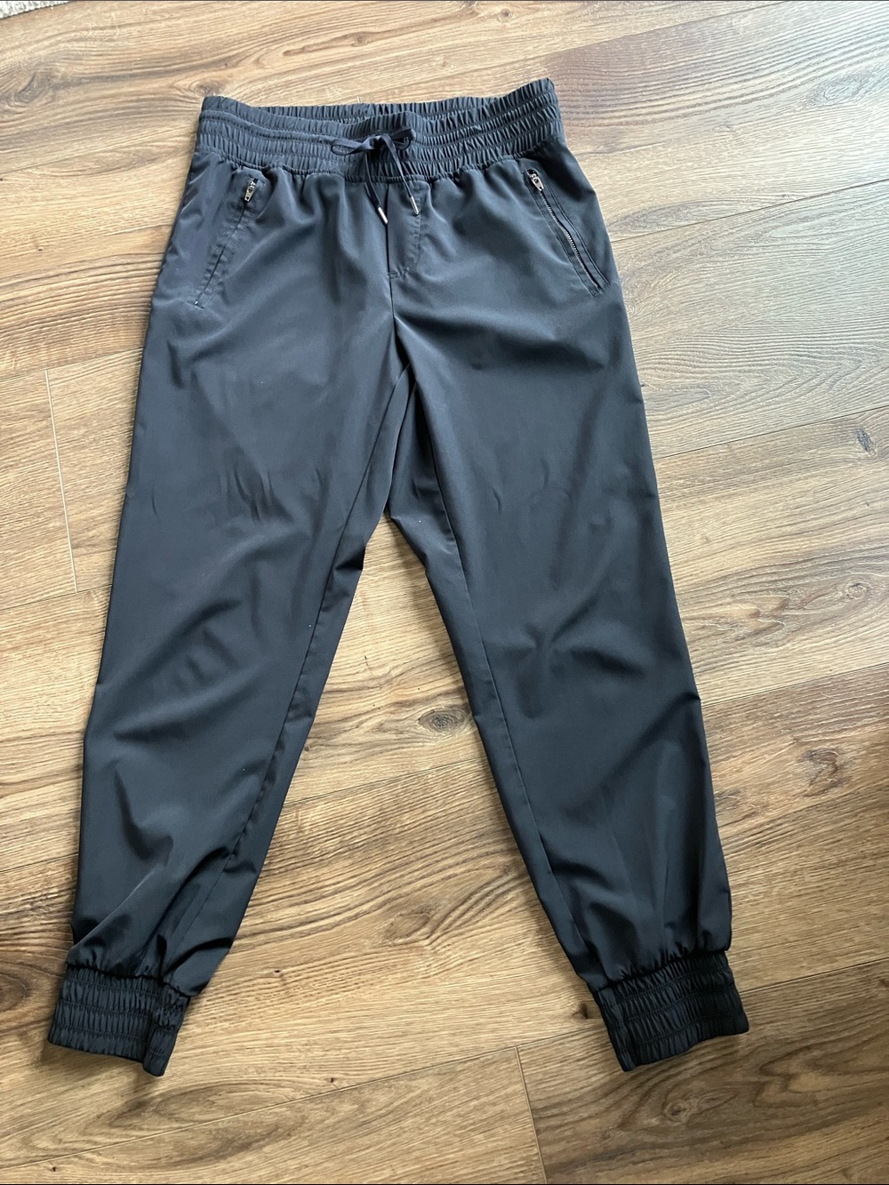 Danskin Black Athletic Jogger Pants with Elastic Cuffs - Picture 1 of 2